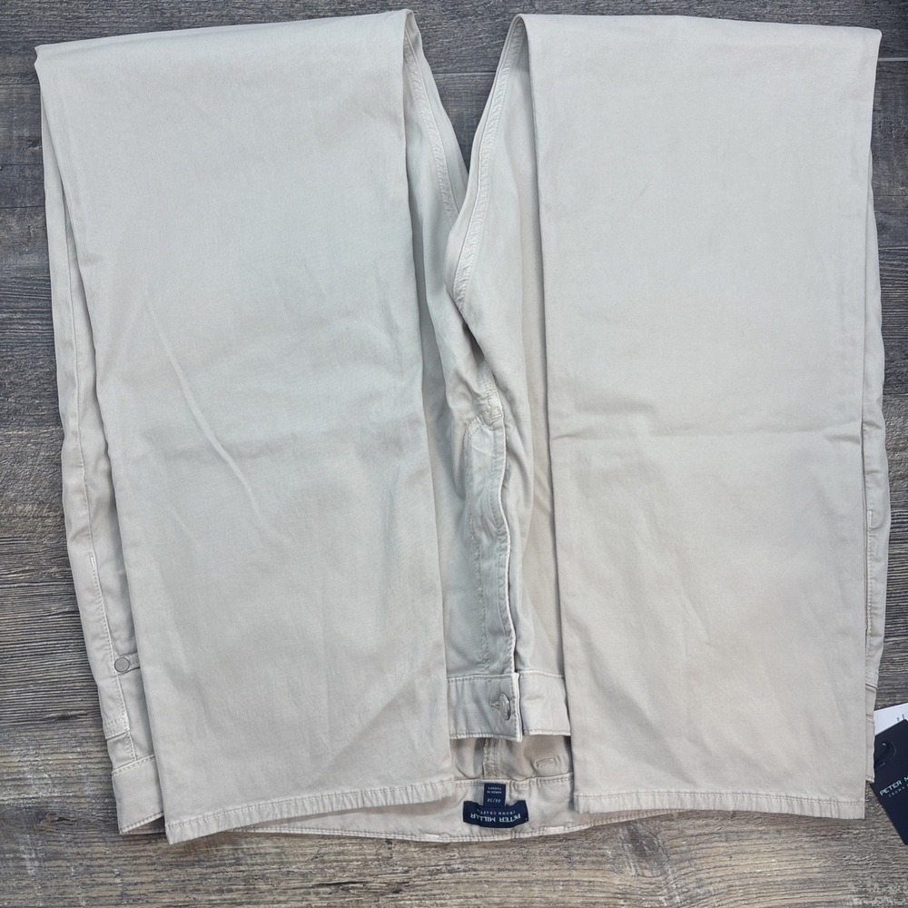 Peter Millar Crown 44X34 Crafted Wayfare 5 Pocket Pants Classic Stone $218 NEW - Picture 8 of 12